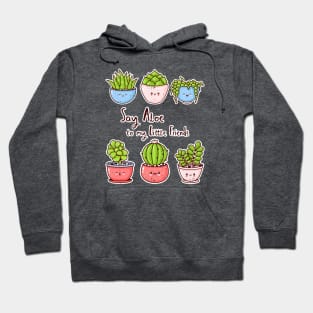 Say Aloe to my Little Friends for Plant Lovers Hoodie